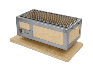 Medium Long Kasai Grill med ramme i rustfritt stål Griller & pizzaovner Arons AS