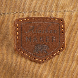 2-in-1 Vedkurv Toffee Lær og tekstil Alaskan Maker 