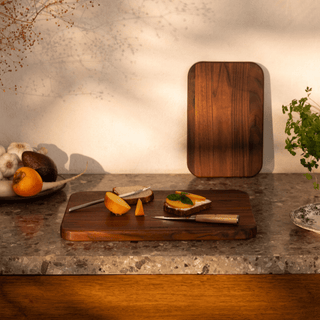 Butcher board without groove S, walnut Skjærebrett & Traller Woodsea 