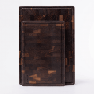 Classic Butcher board S with groove, walnut Skjærebrett & Traller Woodsea 