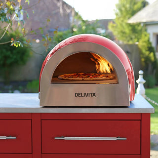 DeliVita Pizzaovn Dual Fuel Gas Griller & pizzaovner Delivita 