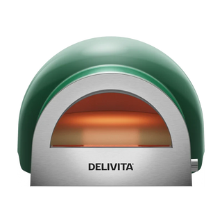 DeliVita Pizzaovn Dual Fuel Gas Griller & pizzaovner Delivita British Racing Green 