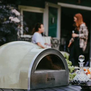 DeliVita Pizzaovn Dual Fuel Gas - Pakke Griller & pizzaovner Delivita 