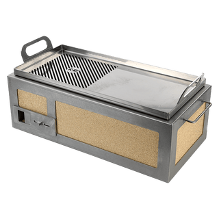Delt stekeplate (50/50) for Medium Long Kasai Grill Grillutstyr Kasai Grills 