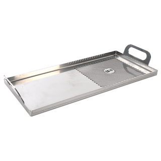 Delt stekeplate (50/50) for Medium Long Kasai Grill Grillutstyr Kasai Grills 
