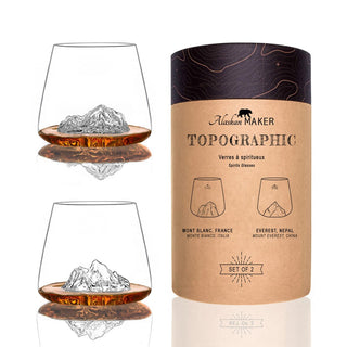 Drinkglass – Everest & Mont Blanc Glass Alaskan Maker 
