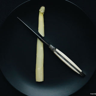 Forge de Laguiole kniv og gaffel - Bone Shiny Knivsett/gaveesker Forge de Laguiole 