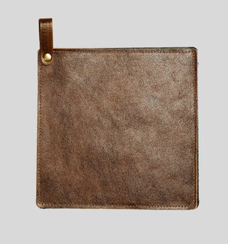 Gryteklut i skinn Lær og tekstil Crafted Leather Cognac 