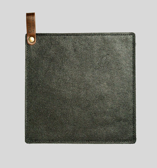 Gryteklut i skinn Lær og tekstil Crafted Leather Sort 