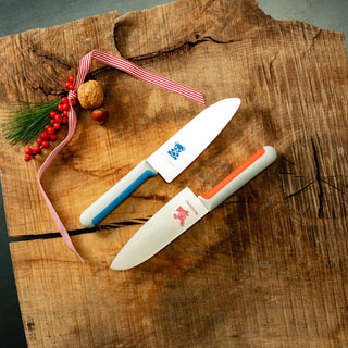 Masahiro - Barnekniv rød kanin, 13 cm Barnekniv Masahiro 