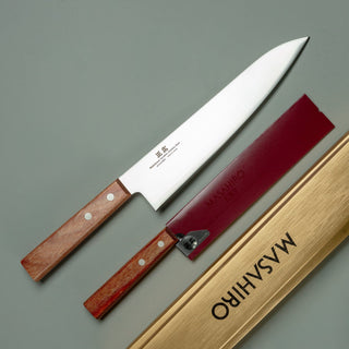 Masahiro RWH, Chef + Utility Knivsett/gaveesker Masahiro 