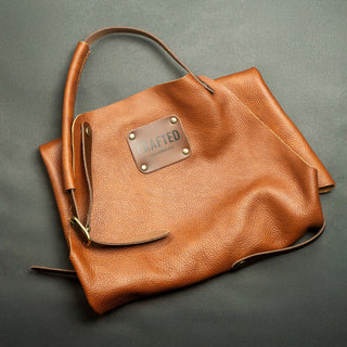 Myk skinnforkle – Camel Skinnforklær Crafted Leather 