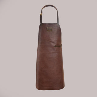 Myk skinnforkle – Chestnut Skinnforklær Crafted Leather 