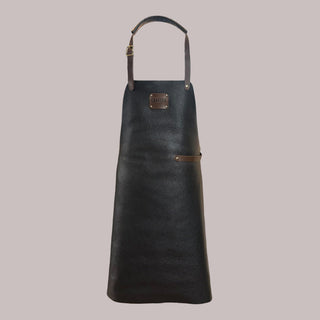 Myk skinnforkle – Sort Skinnforklær Crafted Leather 
