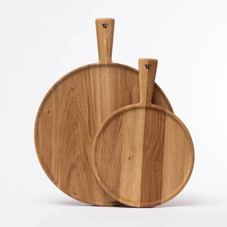 Pizzafjøl - L, Eik Skjærebrett & Traller Woodsea 