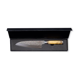 Takeshi Saji R2/SG2 Hammered (Maru) Santoku / 18 cm Kokkekniv Takeshi Saji 