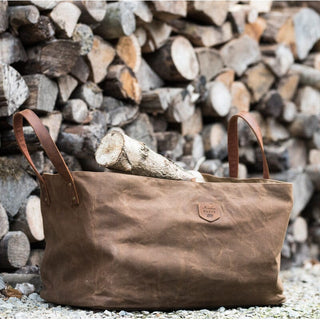 Vedkurv - Havana Lær og tekstil Alaskan Maker 