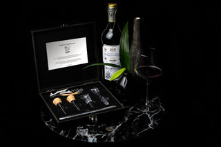 Vinåpner Set - Luxury Line Oak Vin & champagne Style de Vie Authentique 